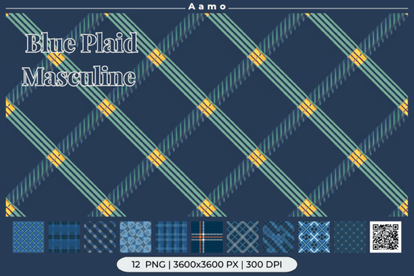 Download Blue Plaid Masculine Backgrounds - Masculine Collection